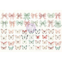 Prima - Cherry Sweet Bows & Butterflies Ephemera 104/Pkg