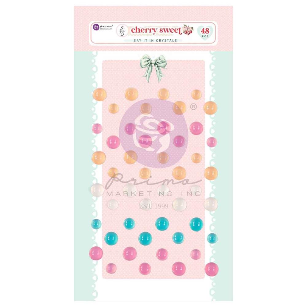 Prima - Cherry Sweet Say It in Crystals 48/Pkg