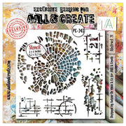 AALL And Create 6x6 Stencil - Abstract 21 PC-243