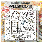 AALL And Create 6x6 Stencil - Astral Echoes PC-244