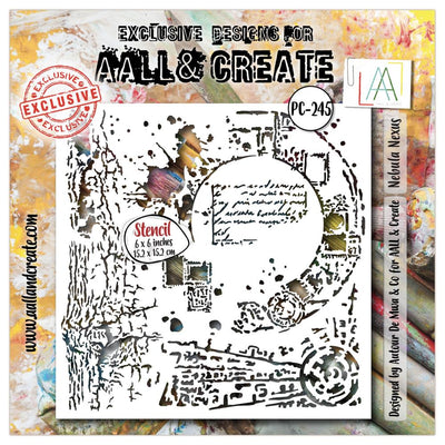 AALL And Create 6x6 Stencil - Nebula Nexus PC-245
