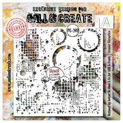 AALL And Create 6x6 Stencil - Circular Disruption PC-249