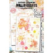 AALL And Create A5 Rub-Ons - Pastel Vibes #1