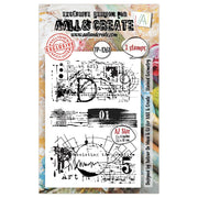 AALL And Create A7 Stamp #1261 - Stained Geometry