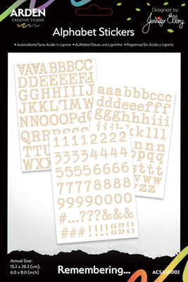 Arden Creative - Remembering Alphabet Stickers