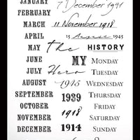 Arden Creative - Remembering Clear Stamp Set - Echoes of the Past