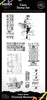 Arden Creative - Garden Chronicles Maker Series Chronicle Remnants 4in x 8in Clear Stamp Set