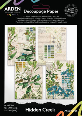 Arden Creative - Hidden Creek Decoupage Paper