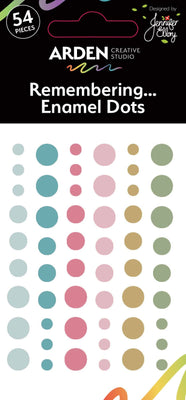 Arden Creative - Remembering Enamel Dots 54/Pkg
