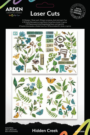 Arden Creative - Hidden Creek Laser Cut Elements 78/Pkg