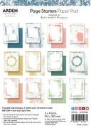 Arden Creative Studio - Page Starters Collection - 6 x 8 Paper Pad - Patterned