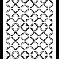 Arden Creative - Hidden Creek Clear Stencil - Timeless Quatrefoil