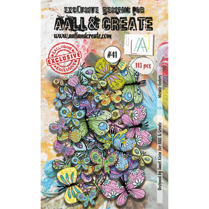 AALL And Create Ephemera #41 - Mosaic Feelers 113/Pkg
