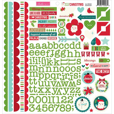 Bella Blvd - Merry Little Christmas DooHickey Cardstock Stickers 12x12