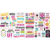 Bella Blvd - Teen Vibe Caitlyn Ephemera Words 79/Pkg