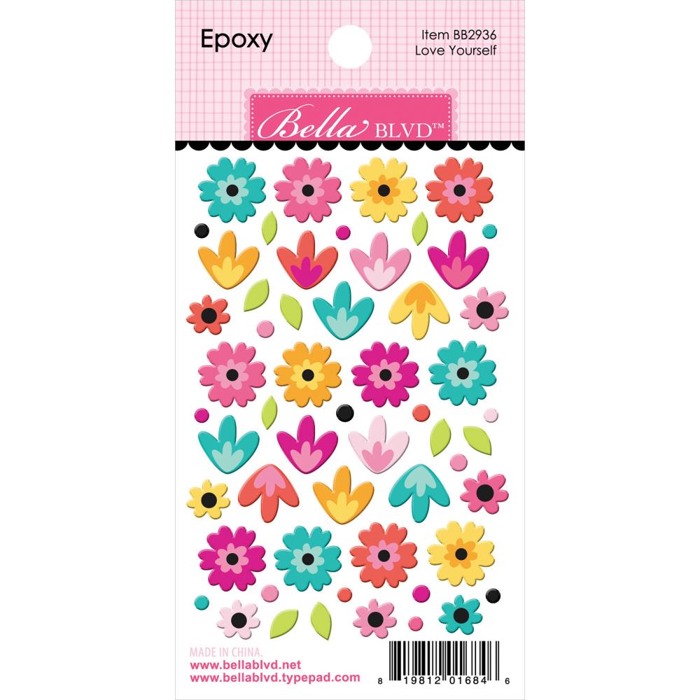 Bella Blvd - Teen Vibe Caitlyn Epoxy Stickers - Big Heart