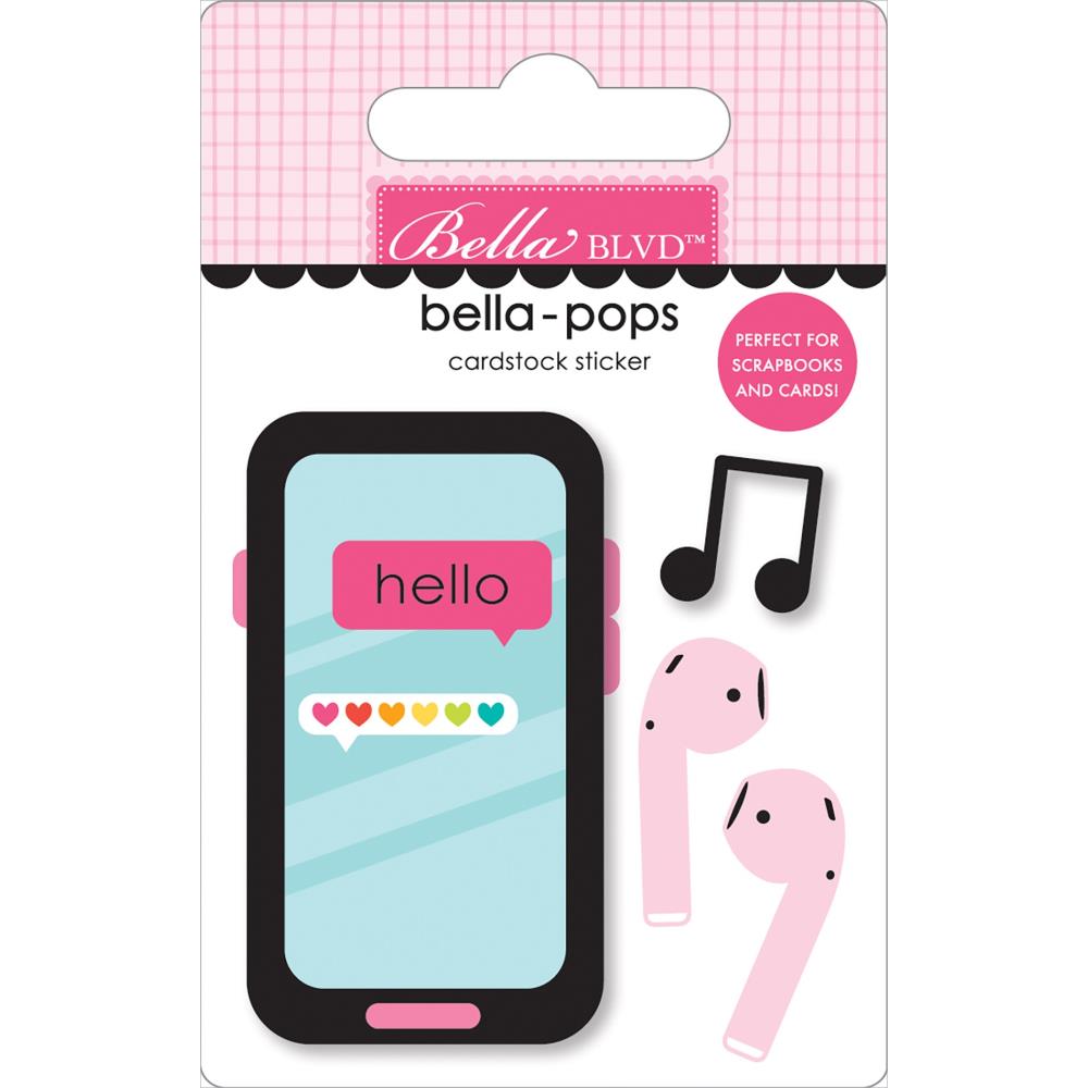 Bella Blvd - Teen Vibe Caitlyn Bella-Pops 3D Stickers - Where's My Phone?