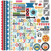 Bella Blvd - Teen Vibe Carson 12x12 Doohickey Sticker Sheet