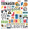 Bella Blvd - Teen Vibe Carson Ciao Chip 12x12 Chipboard Stickers