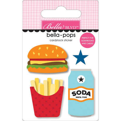 Bella Blvd - Teen Vibe Carson Bella-Pops 3D Stickers - Always Hungry