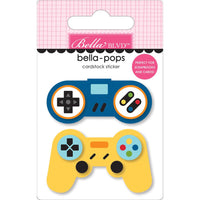 Bella Blvd - Teen Vibe Carson Bella-Pops 3D Stickers - Game Over