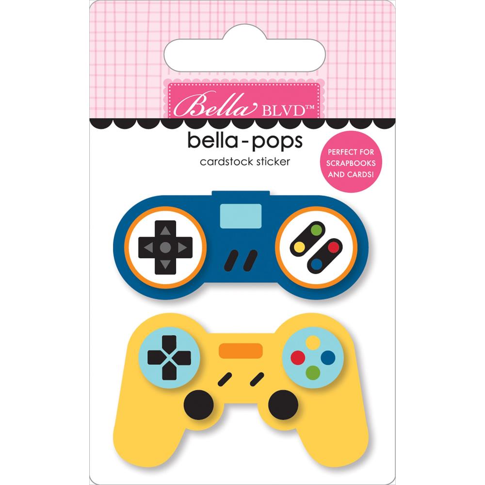 Bella Blvd - Teen Vibe Carson Bella-Pops 3D Stickers - Game Over