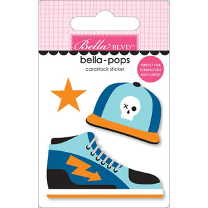 Bella Blvd - Teen Vibe Carson Bella-Pops 3D Stickers - Guy Style