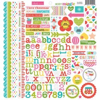 Bella Blvd - Merry Mingle DooHickey 12x12 Cardstock Sticker Sheet