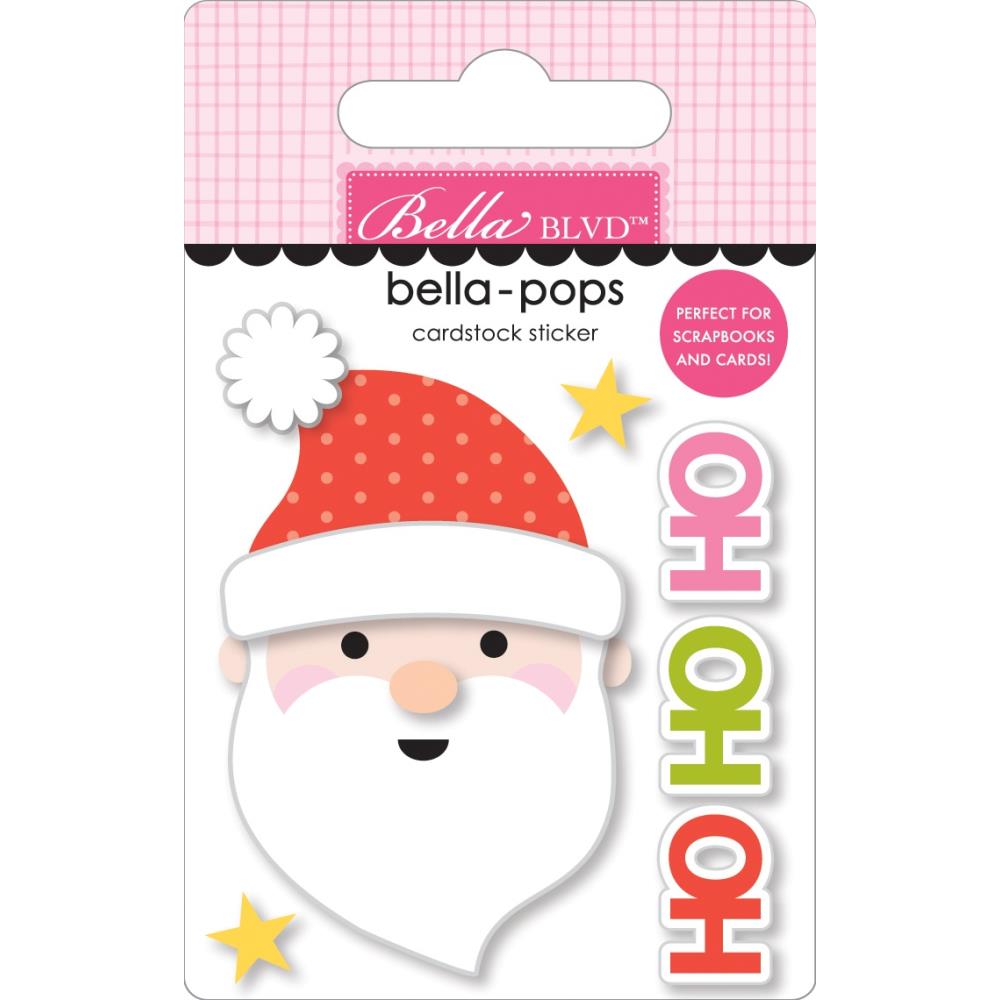 Bella Blvd - Merry Mingle Bella-Pops 3D Stickers - Secret Santa