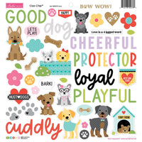 Bella Blvd - Bow Wow Ciao Chipboard Stickers 12x12