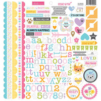 Bella Blvd - Meow 12x12 Doo-Hickey Cardstock Sticker Sheet