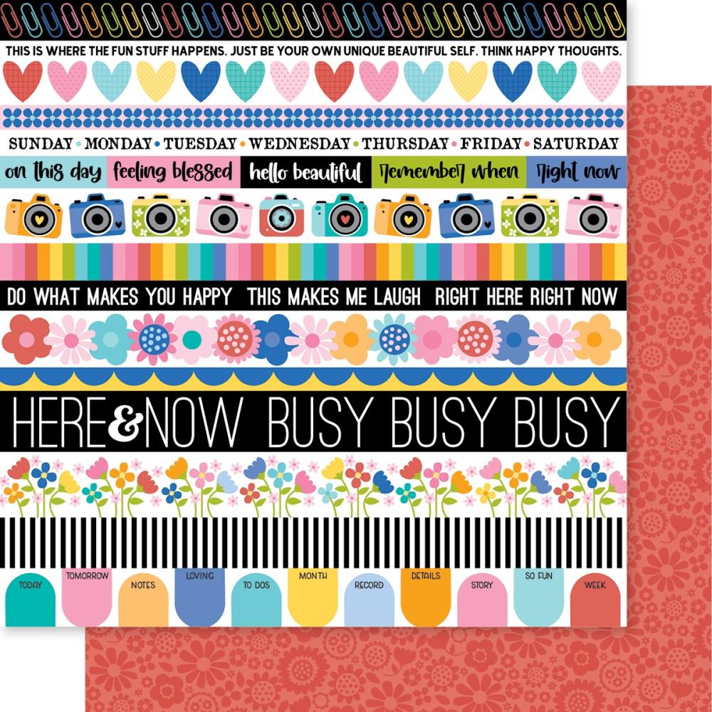 Bella Blvd - Documented Paper - Borders | All About Scrapbooks Australia