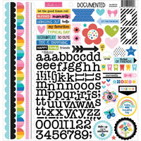 Bella Blvd - Documented DooHickey Cardstock Stickers 12"X12"