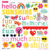 Bella Blvd - Walking on Sunshine Ciao Chipboard Icon Stickers