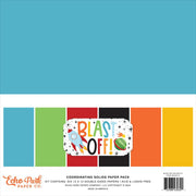 Echo Park - Blast Off Solids Paper Pack 12x12