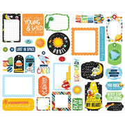 Echo Park - Blast Off Frames & Tags Die Cuts 34/Pkg