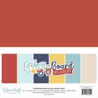 Echo Park - Baby on Board It's a Boy Solids Paper Pack