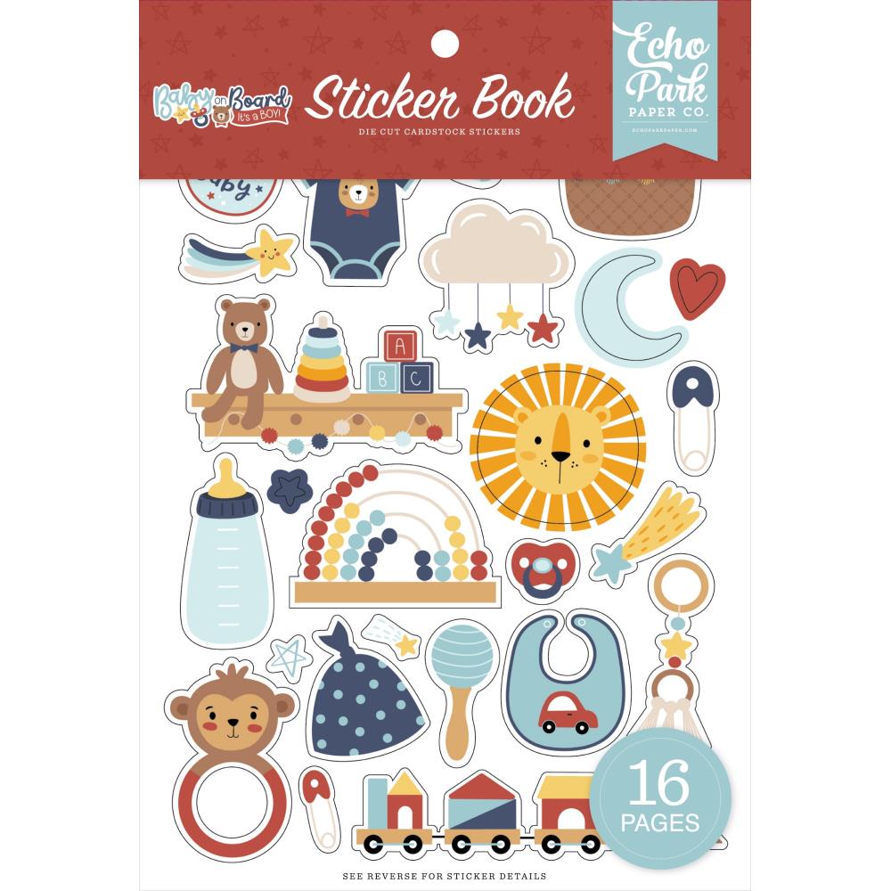 Echo Park - Baby on Board It's a Boy Sticker Book