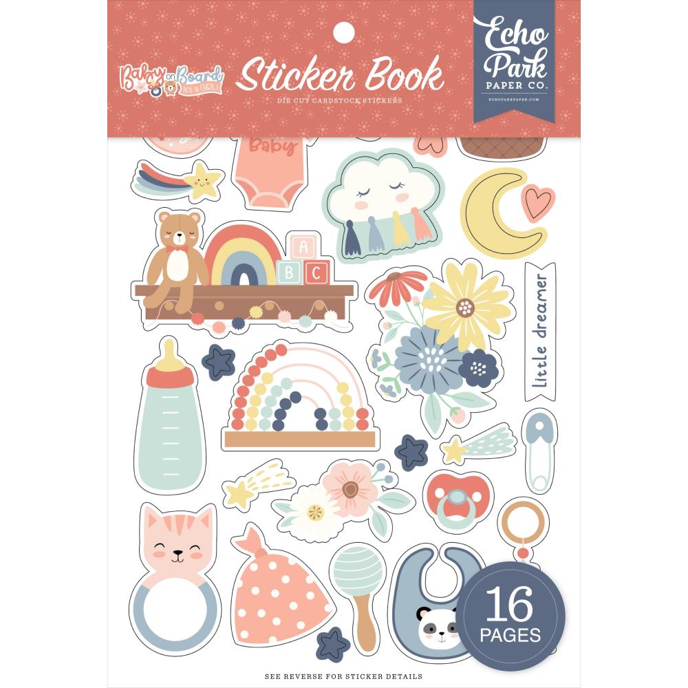 Echo Park - Baby on Board It's a Girl Sticker Book