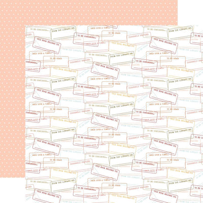 Echo Park - Bookish Paper - Book Stamps