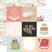 Echo Park - Bookish Paper - 4X4 Journaling Cards