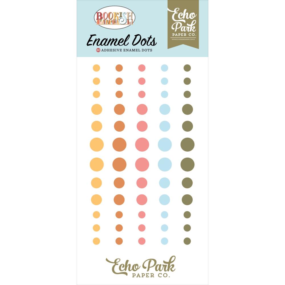 Echo Park - Bookish Enamel Dots 60/Pkg