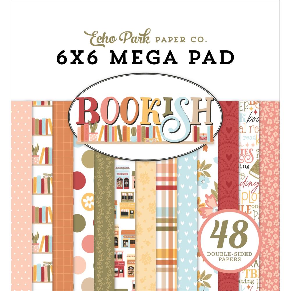 Echo Park - Bookish 6x6 Mega Paper Pad 48/Pkg