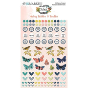 49 and Market - Birdsong Wishing Bubbles Epoxy Stickers