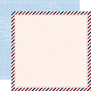 Echo Park - Born to Travel Paper - Postcard