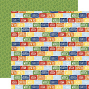 Echo Park - Born to Travel Paper - Tourist License Plates