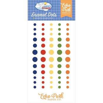 Echo Park - Born to Travel Enamel Dots