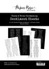 Paper Roses Studio - Black & White Cardmaking Sentiment Sheets 6x8" 12pc