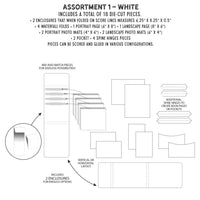 49 And Market Create-An-Album Foundation Inserts - Assort 1 White