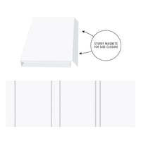 49 And Market Create-An-Album Triple Flip Album Base - White